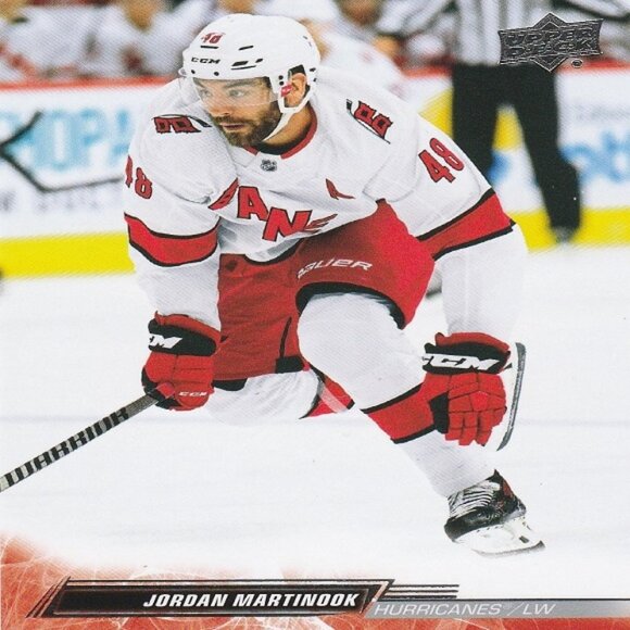 Jordan Martinook - 2022/2023 Upper Deck Extended Series Hockey Card - Picture 1 of 2